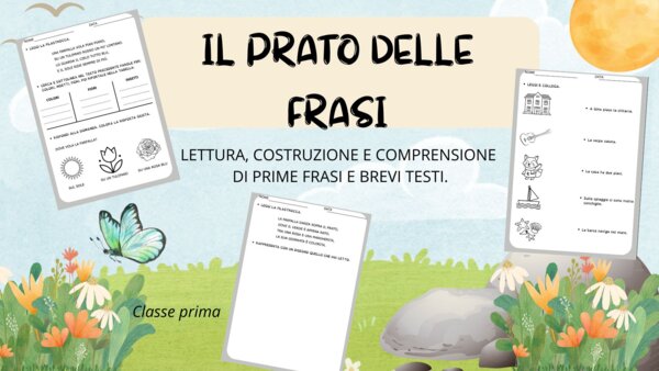 Il prato delle frasi: lettura, comprensione e costruzione di frasi