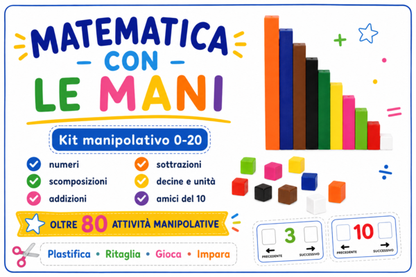 Matematica con le Mani – Kit Manipolativo 0-20