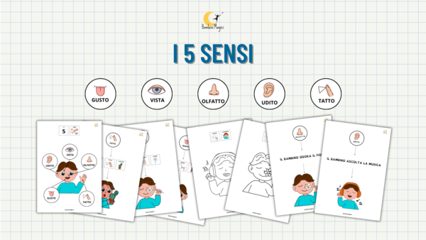 I 5 sensi in CAA e TESTI