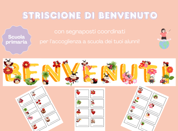 Striscione di Benvenuto a tema COCCINELLE!