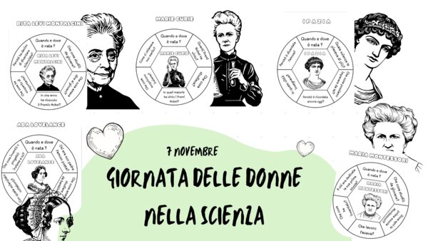 Giornata delle Donne nella Scienza: LAVORO A GRUPPI MAESTRA PIERA