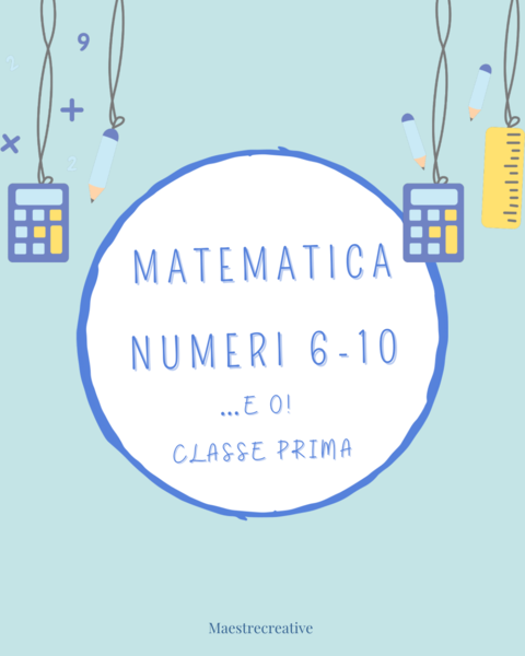 Numeri da 6 a 10 (compreso 0!)