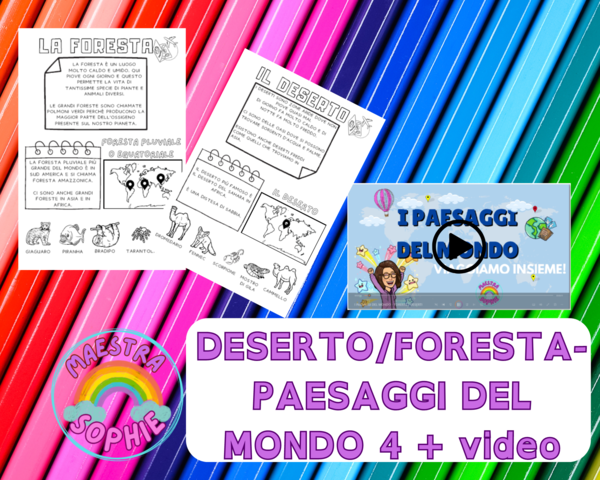 DESERTO E FORESTA– Viaggiamo nel mondo (parte 4) con video
