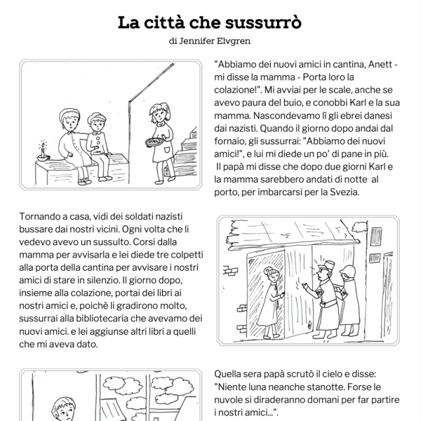 La città che sussurrò - racconto