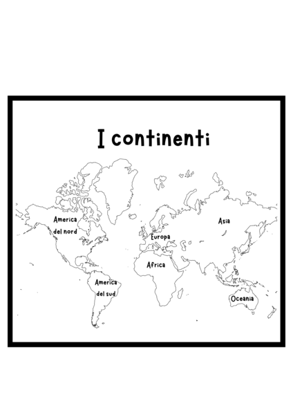 I continenti