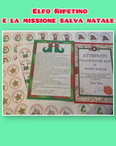 ELFO RIPETINO E LA MISSIONE SALVA NATALE