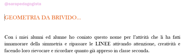 Geometria da brivido