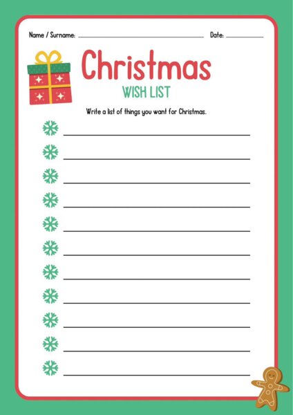 CHRISTMAS CALENDAR KIT (Classe Quarta)