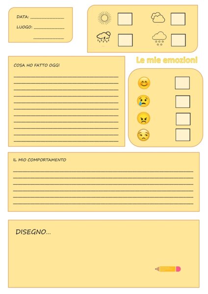 Diario di bordo - la mia giornata scolastica