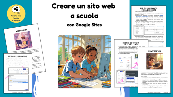 Creare un sito web in classe con Google Sites: rendere visibile l'apprendimento creando un portfolio digitale con i tuoi studenti