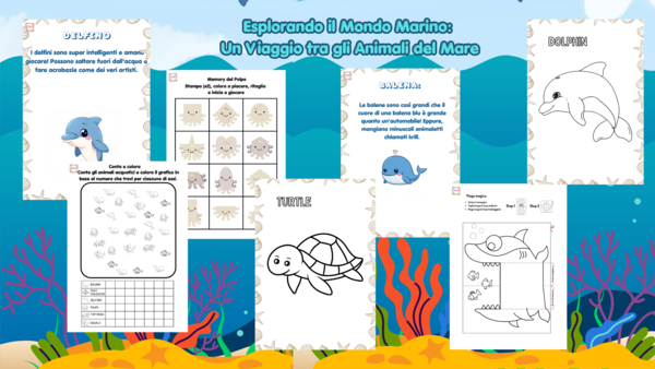 Esplorando il mondo marino:E-book didattico a tema marino
