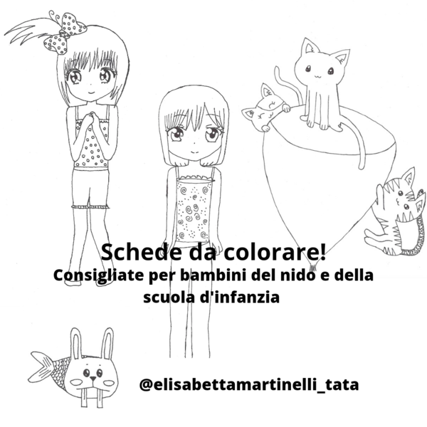 Scheda didattica da colorare
