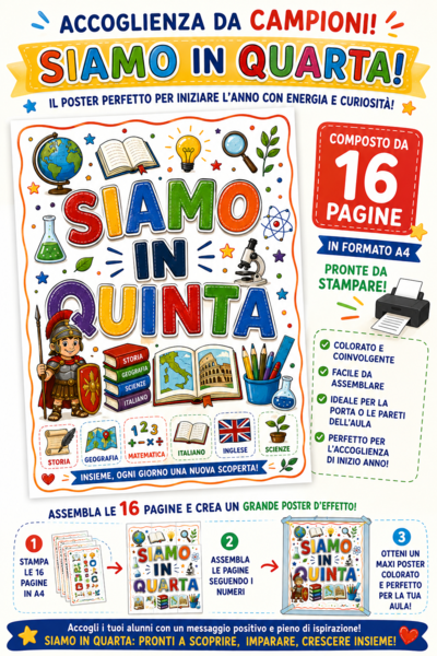 POSTER: SIAMO IN QUINTA