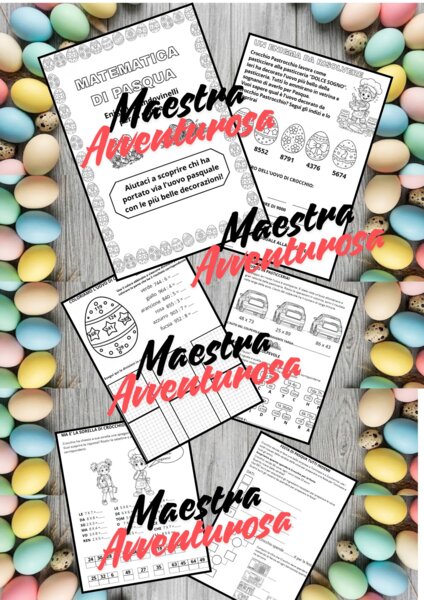 MATEMATICA DI PASQUA CLASSE 3^ ENIGMI E INDOVINELLI