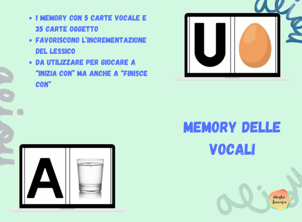 MEMORY DELLE VOCALI