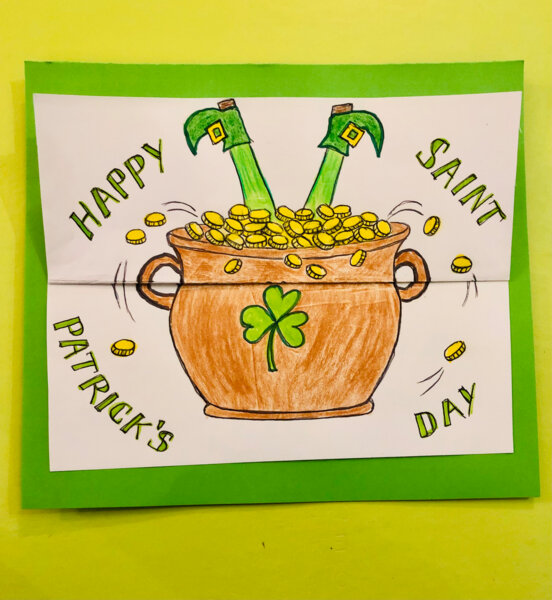 St. Patrick's Day Folding Surprise
