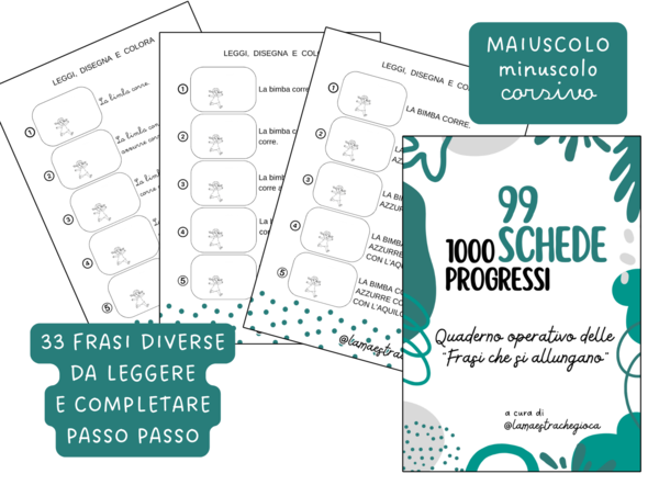 FRASI CHE SI ALLUNGANO – 99 schede per allenare lettura e comprensione