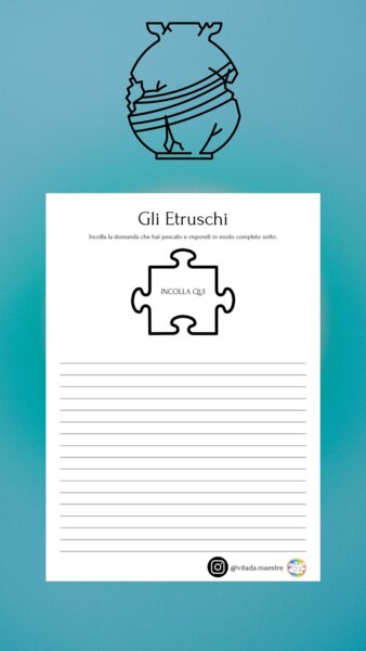 Gioco Verifica GLI ETRUSCHI