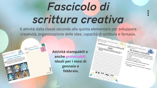 ❄️ Riparti con allegria: attività di scrittura creativa per un inverno magico. Ideali per gennaio