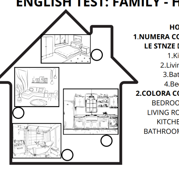 english test house & family