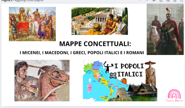 mappe concettuali storia 5 facile