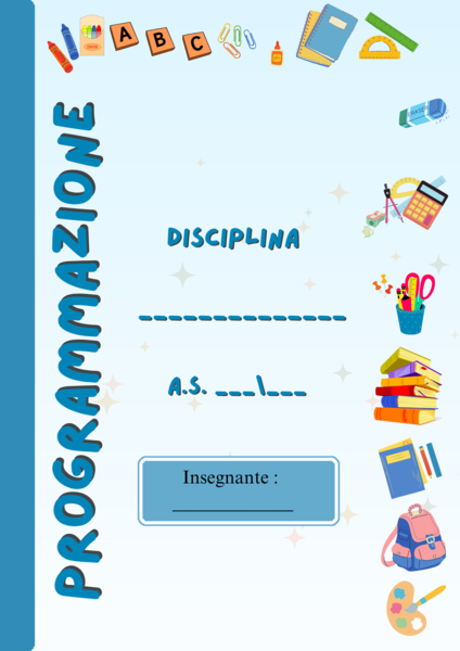 Agenda programmazione didattica