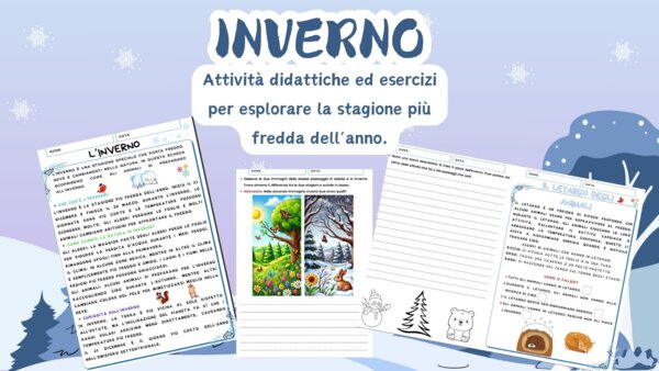 Inverno: attività ed esercizi per ripartire a gennaio