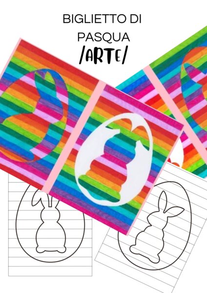Biglietto di pasqua - scuola primaria - ARTE