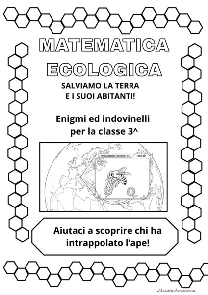 GIORNATA DELLA TERRA INDOVINELLI MATEMATICI CLASSE TERZA