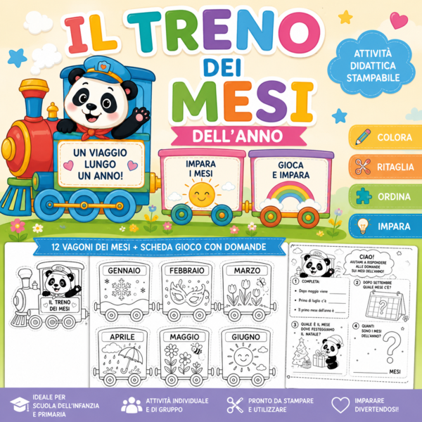 Il trenino dei mesi - storia primaria