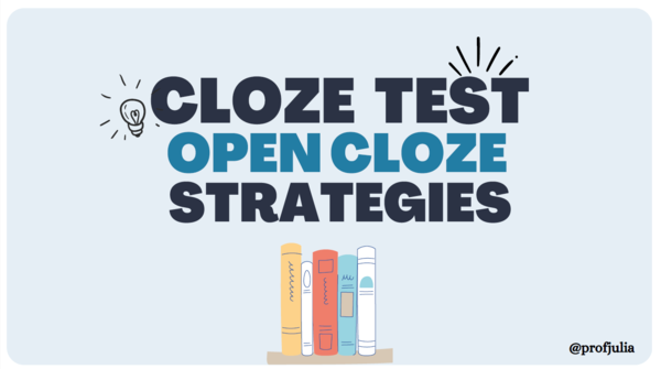cloze test - open cloze