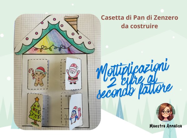 Moltiplicazioni in colonna a tema Natale