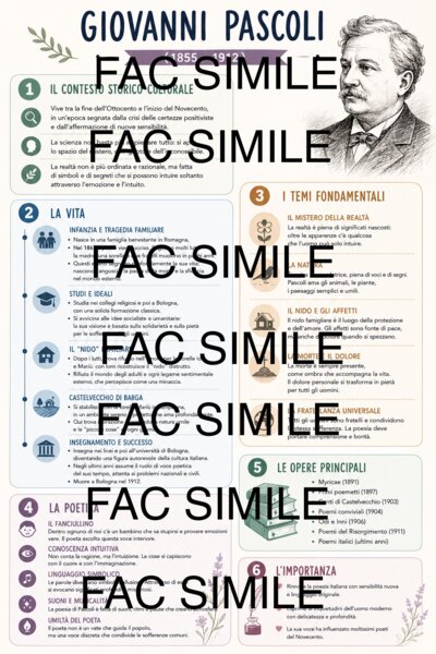 Schema riassuntivo Pascoli