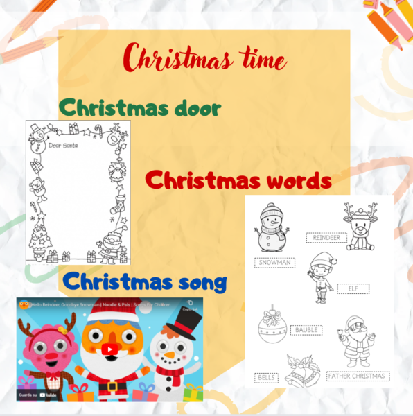 Christmas time - attività su lessico e canzoni