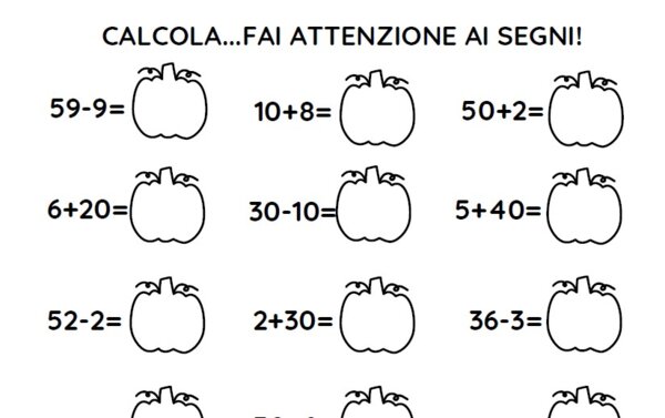 CALCOLA FACENDO ATTENZIONE AI SEGNI - Copy