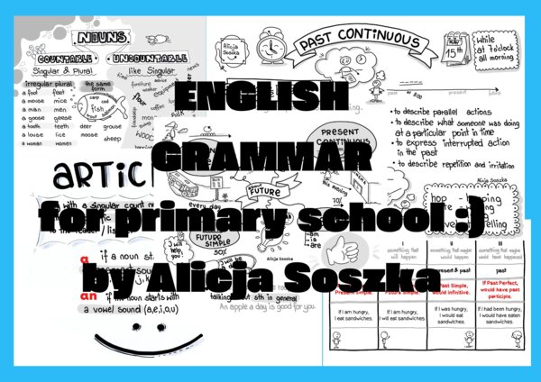 ENGLISH GRAMMATICS for elementary school