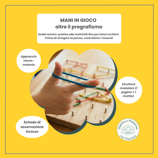 Mani in Gioco: Oltre il Pregrafismo | Guida Neuro-Motoria e 23 Ricette Pratiche per la Scuola dell'Infanzia e Primaria