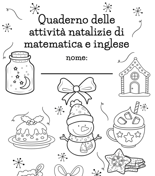 Fascicolo dei compiti di Natale - Classe seconda