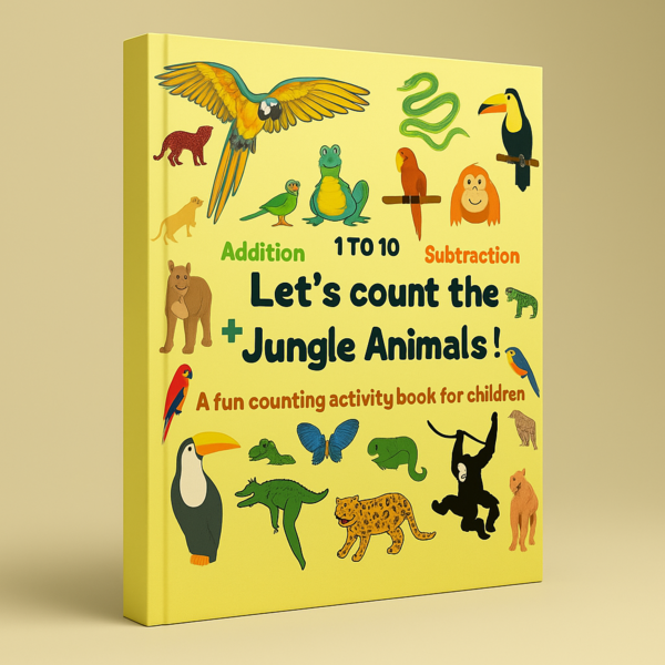 A fun counting activity book for children (English)