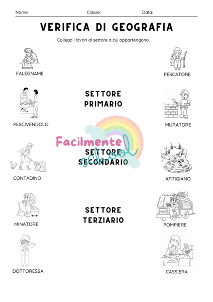 I settori del lavoro: primario, secondario e terziario