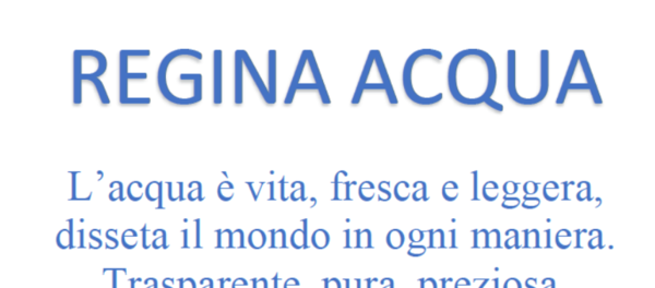22 marzo - Giornata mondiale dell'acqua