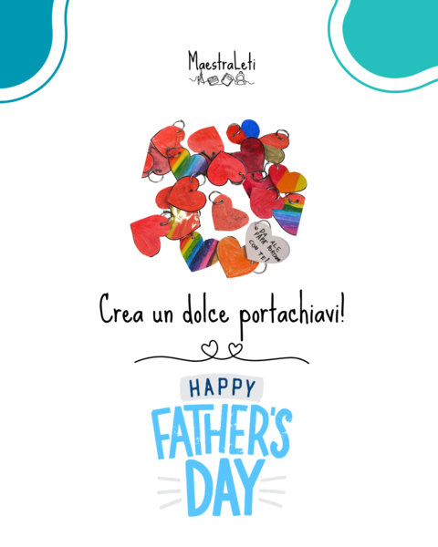 "Papà, portami con te!". Crea un portachiavi per la festa del papà!