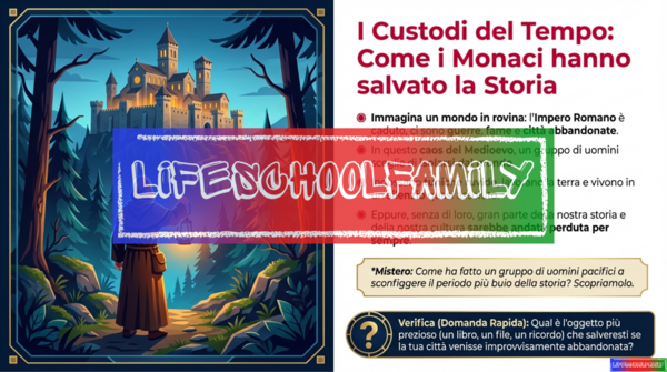 1.4.1 il monachesimo_ KIT STORIA 1°media_slide+ infografica+ mappamentale+ disegnodacolorare+ OMAGGIO:VIDEO&PODCAST