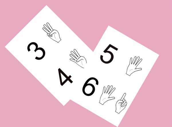 Imparare i numeri con le dita