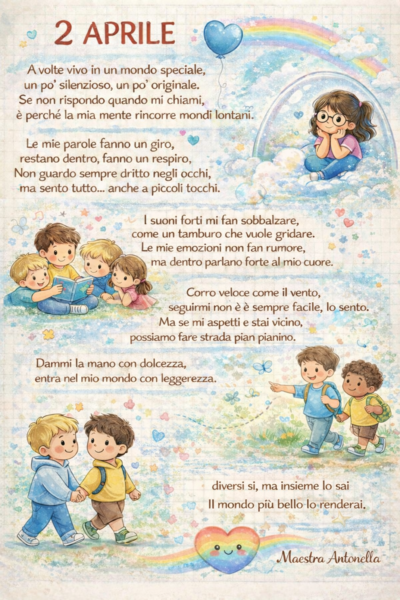 Giornata mondiale dell'autismo, un cuore arcobaleno