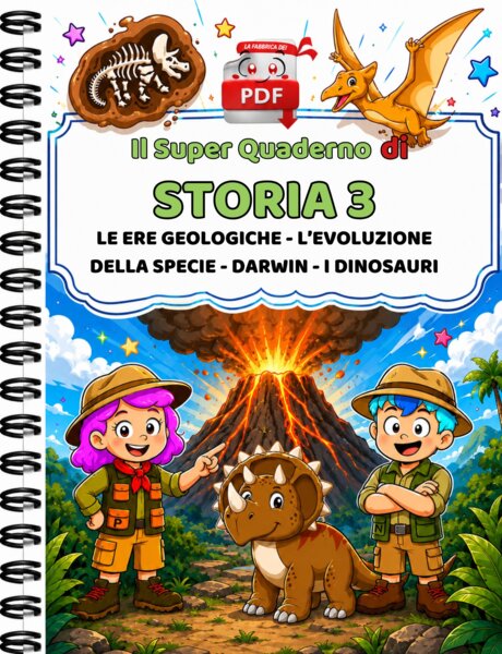 SUPER QUADERNO DI STORIA 3 - le ere geologiche