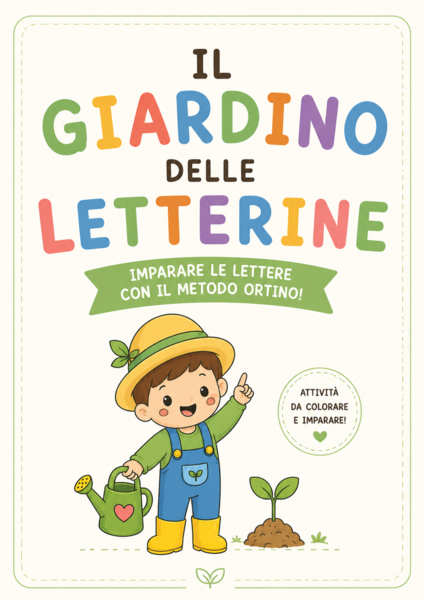 🌱 Il quaderno dello stampato minuscolo – Pregrafismo e preparazione alle lettere