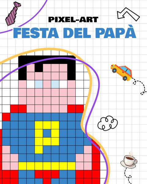 Pixel Art - Festa del papà