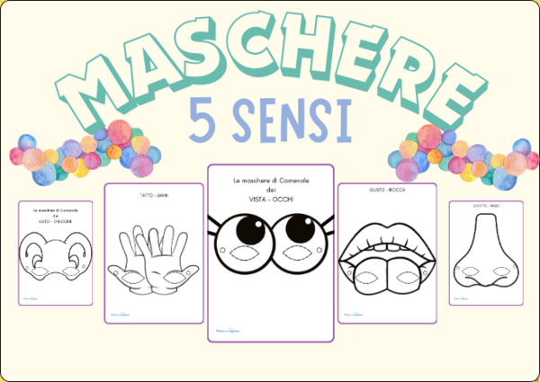 Le maschere dei 5 SENSI