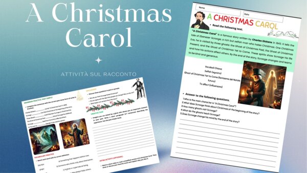 A Christmas Carol_attività sul racconto di Charles Dickens